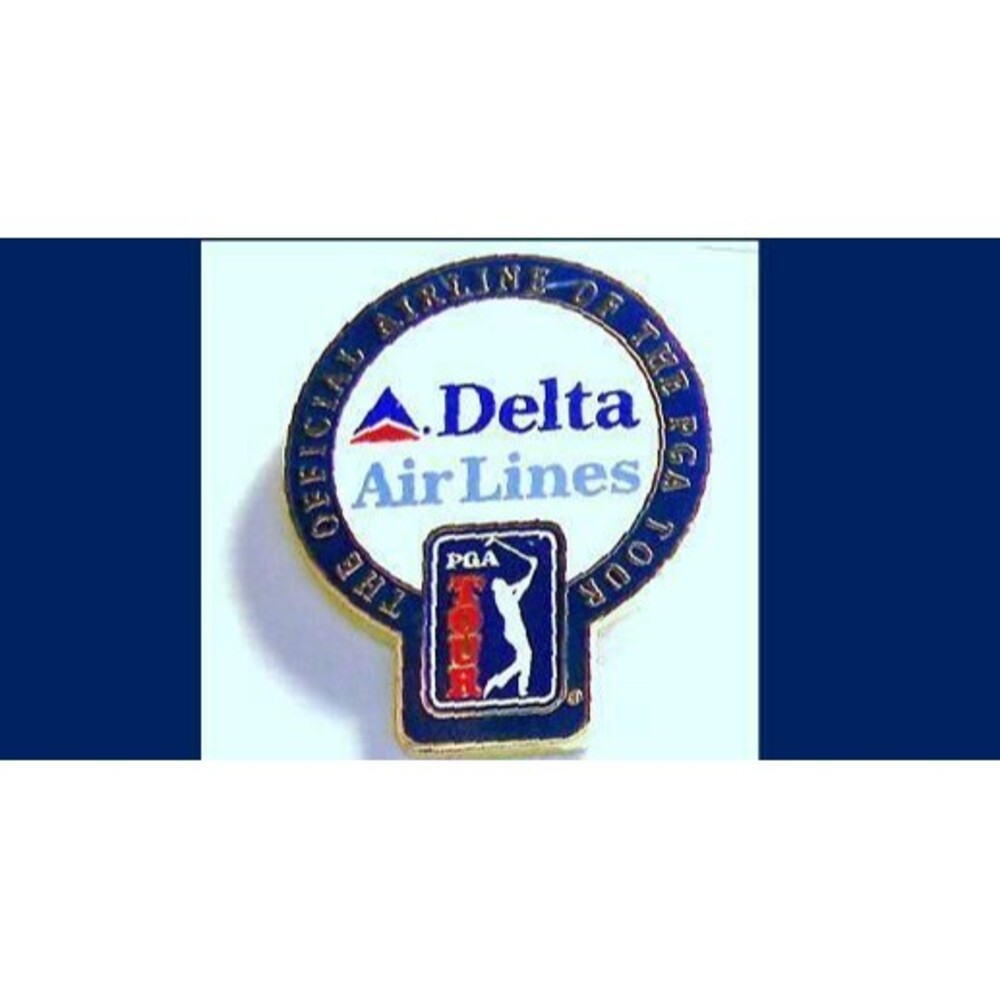 Delta Airlines PGA-Tour Logo  Pin